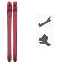 Ski Salomon N QST Stella 106 2021 + Fixations ski de rando + Peaux -