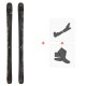 Ski Salomon N Stance 102 2022 + Touring Ski Bindings + Climbing Skins  -