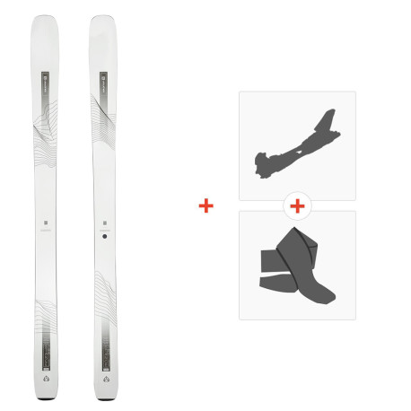 Ski Salomon N Stance W 94 2023 + Fixations ski de rando + Peaux  -