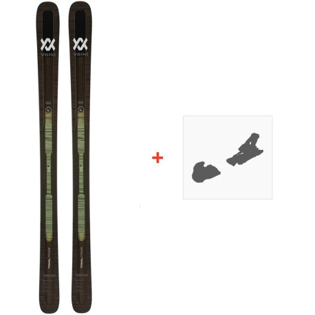 Ski Volkl Mantra 102 2020 + Ski Bindungen  - Pack Ski Freeride 101-105 mm