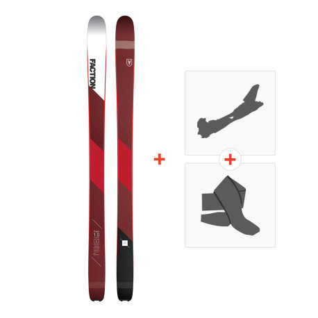 Ski Faction Prime 1.0 2019 + Alpine Touring Bindings + Climbing skin