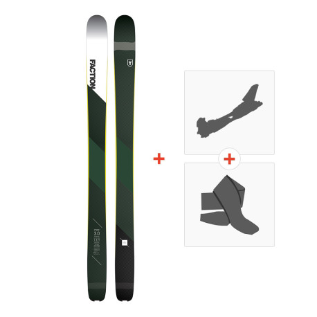 SKI WITH BINDINGS KIT Faction Prime 3.0 2019  -