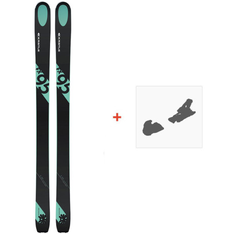 SKI WITH BINDINGS KIT Kastle FX95 2019  -