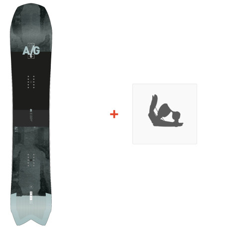 Snowboard Amplid Souly Grail 2023 + Bindungen 