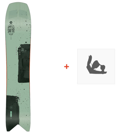 Snowboard + Bindings Amplid Spray Tray 2023 + Bindings  -