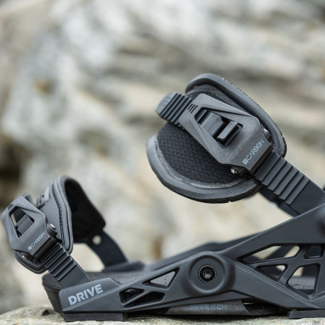 Snowboard Bindings Now Drive Black 2023