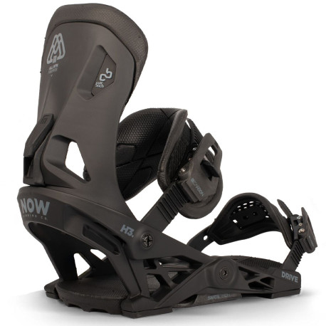 Snowboard Bindings Now Drive Black 2023