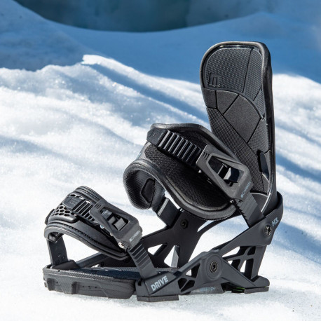 Snowboard Bindings Now Drive Black 2023