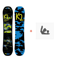 Snowboard K2 Mini Turbo 2019 + Snowboard bindings