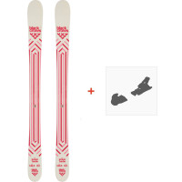 Ski Black Crows Junius Birdie 2022 + Fixations de ski - Pack ski junior