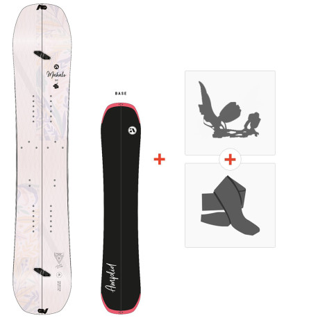 Splitboard Amplid Mahalo 2023 + Splitboard Bindings + Skins 