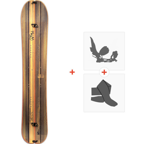 Splitboard Plum Prems 2025 + Fixation Splitboard + Peaux  - Splitboard Package - Homme
