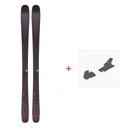 Ski Head Kore 87 W 2021 + Skibindungen - Ski All Mountain 86-90 mm mit optionaler Skibindung