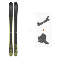 Ski Head Kore 93 Grey 2021 + Tourenbindungen + Felle - All Mountain + Touren