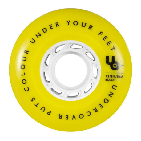 Undercover Wheels  Wolf (Bullet Radius) Yellow 72mm 2018