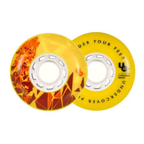 Undercover Wheels  Wolf (Bullet Radius) Yellow 72mm 2018